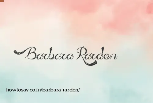 Barbara Rardon