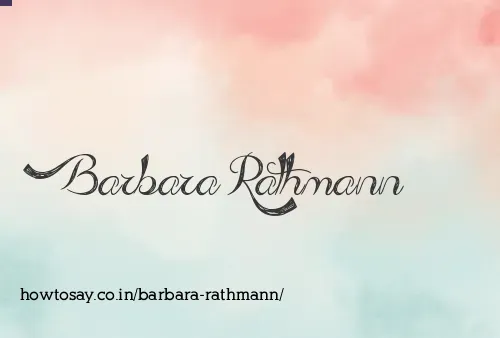 Barbara Rathmann