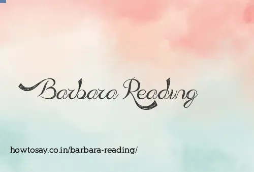 Barbara Reading