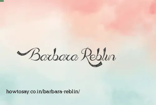 Barbara Reblin