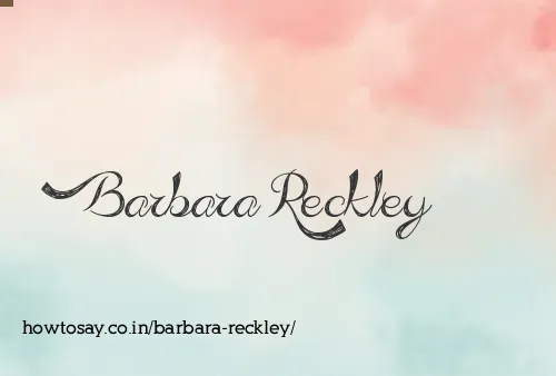 Barbara Reckley