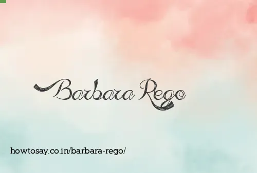 Barbara Rego