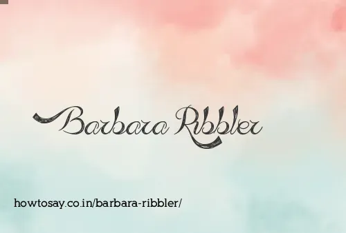 Barbara Ribbler