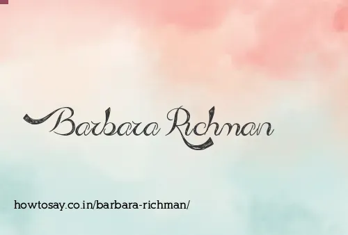 Barbara Richman