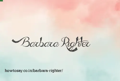 Barbara Righter