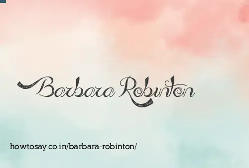 Barbara Robinton
