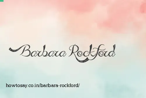 Barbara Rockford