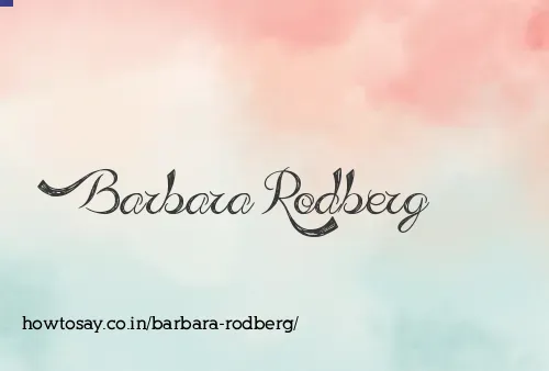 Barbara Rodberg