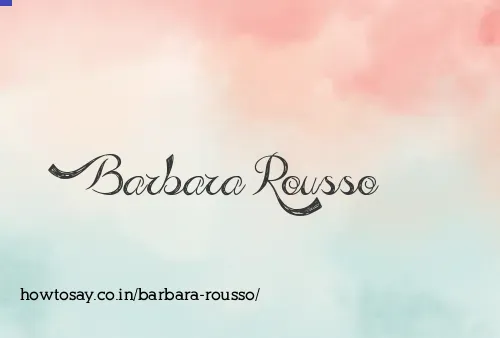 Barbara Rousso
