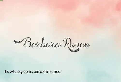 Barbara Runco