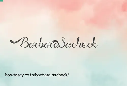 Barbara Sacheck