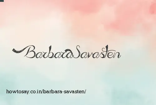 Barbara Savasten