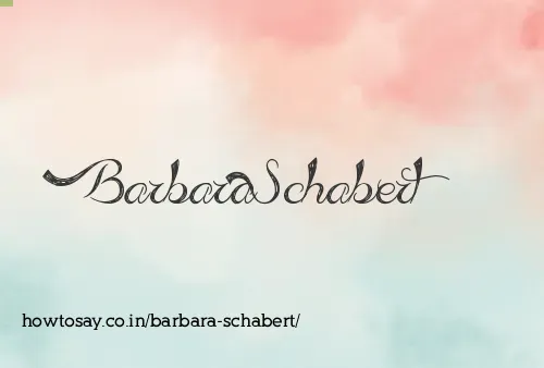 Barbara Schabert