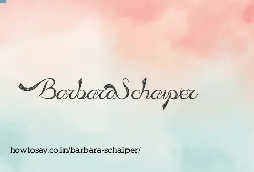 Barbara Schaiper
