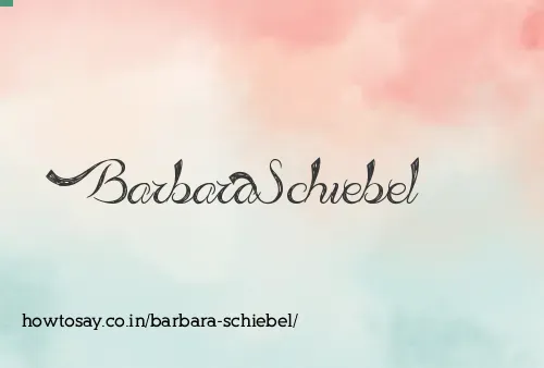 Barbara Schiebel