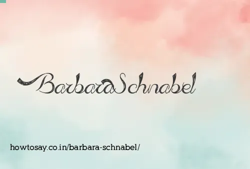 Barbara Schnabel