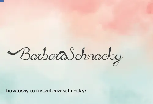 Barbara Schnacky