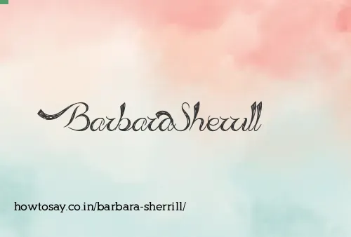 Barbara Sherrill