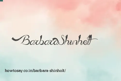 Barbara Shinholt