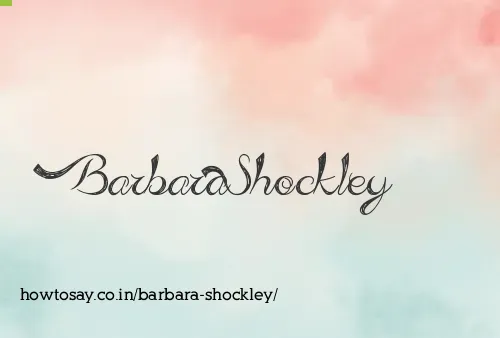 Barbara Shockley