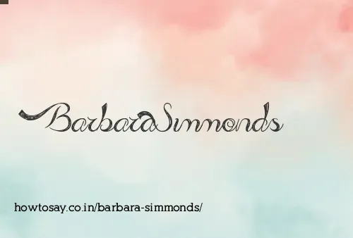Barbara Simmonds