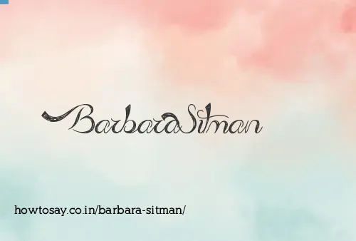 Barbara Sitman