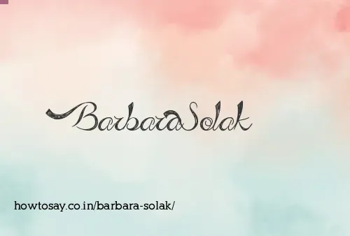 Barbara Solak