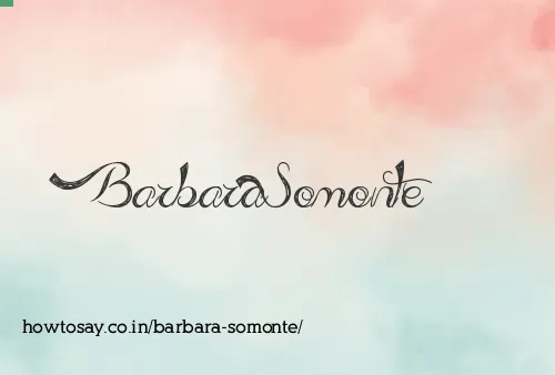 Barbara Somonte