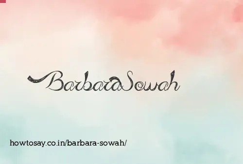 Barbara Sowah