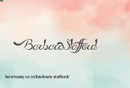 Barbara Stafford