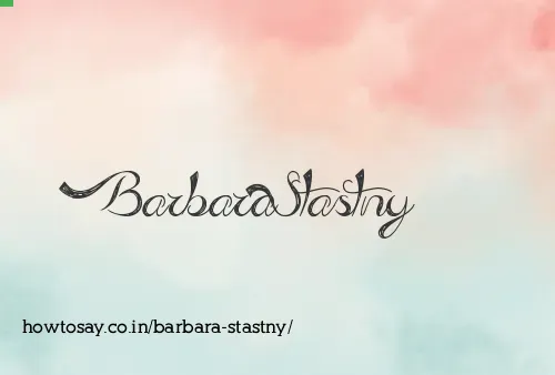 Barbara Stastny