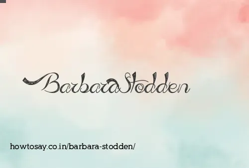 Barbara Stodden