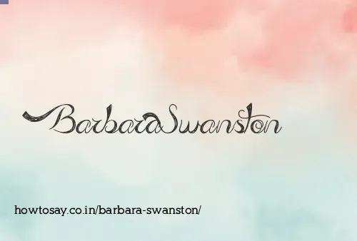 Barbara Swanston