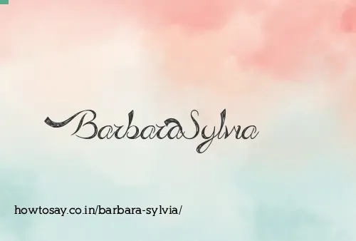 Barbara Sylvia