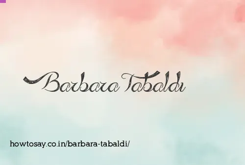 Barbara Tabaldi