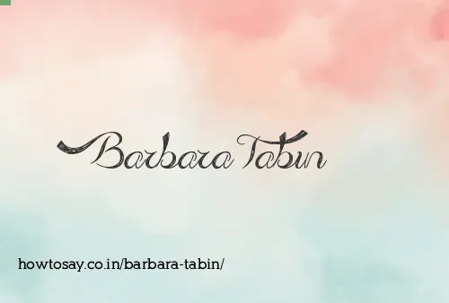 Barbara Tabin