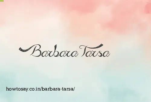 Barbara Tarsa