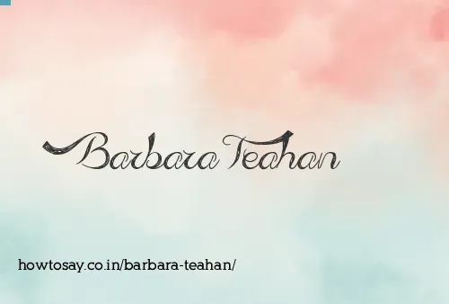 Barbara Teahan