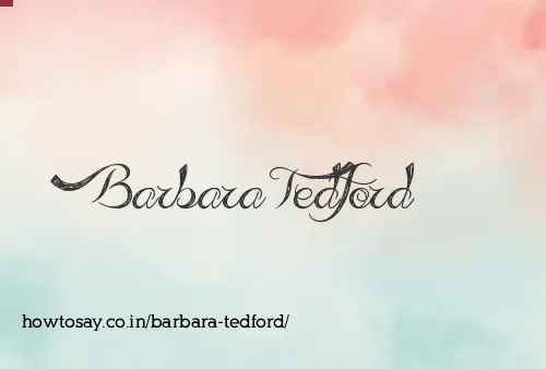 Barbara Tedford