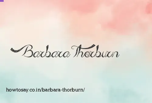 Barbara Thorburn
