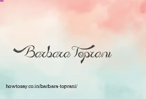 Barbara Toprani