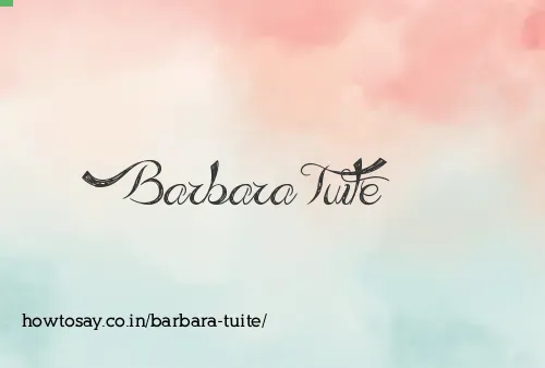 Barbara Tuite