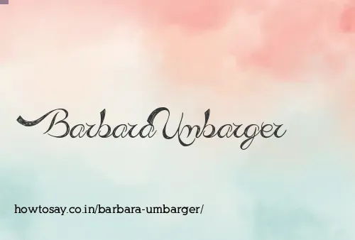 Barbara Umbarger