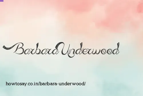 Barbara Underwood