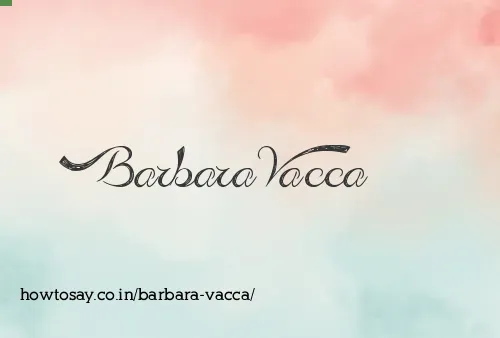 Barbara Vacca