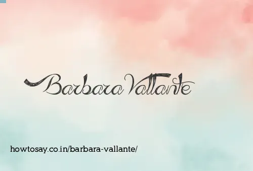 Barbara Vallante