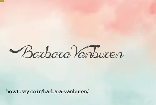 Barbara Vanburen