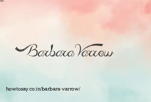 Barbara Varrow