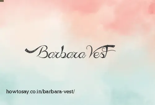 Barbara Vest