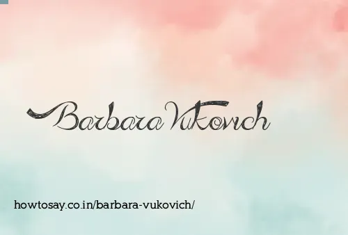 Barbara Vukovich
